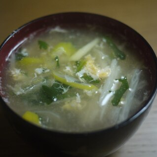 山芋の中華スープ